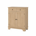 Madia in Legno MDF con 2 Ante e 2 Cassetti Rovere Chiaro