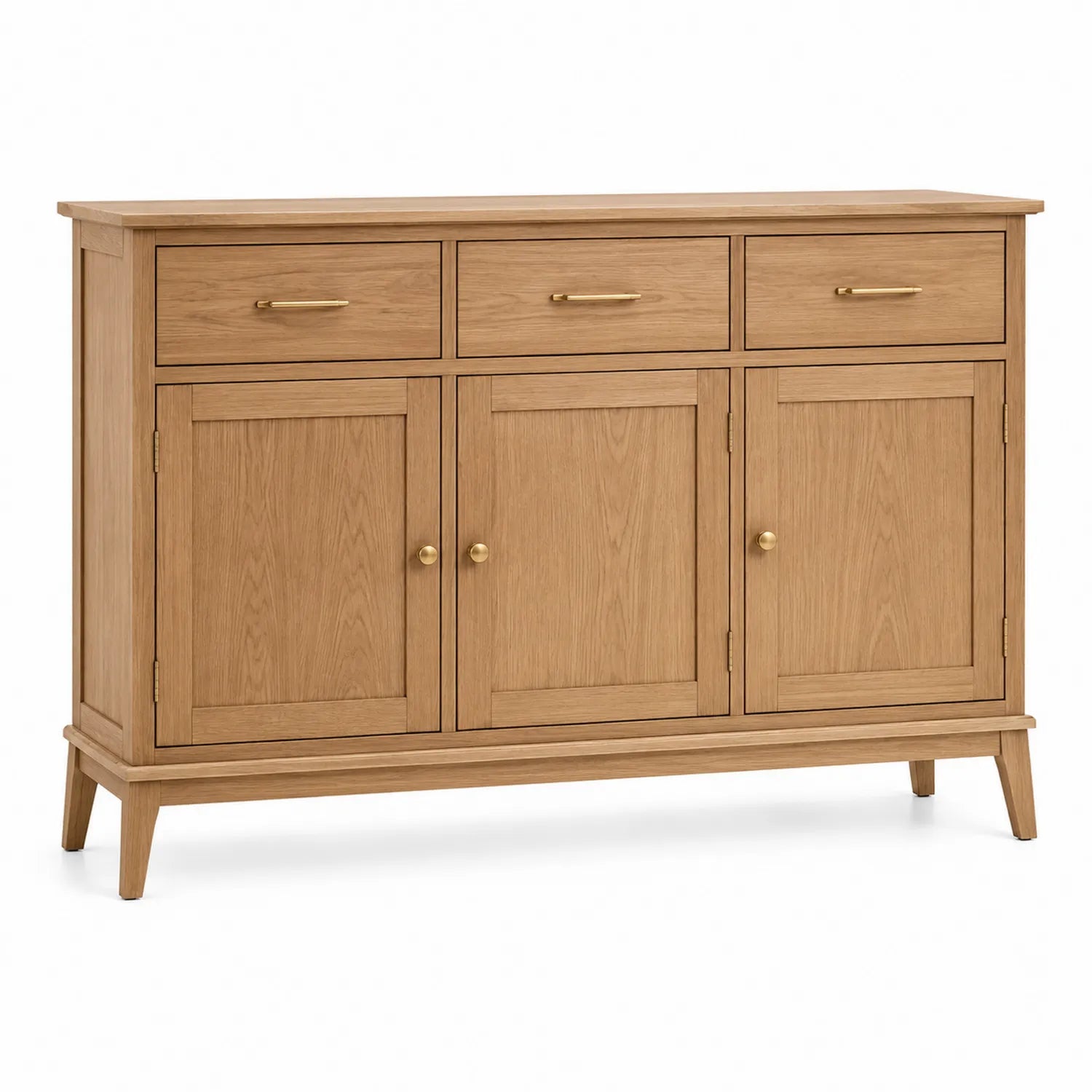 Credenza in Rovere con 3 Cassetti e 3 Ante 120x40x85 cm
