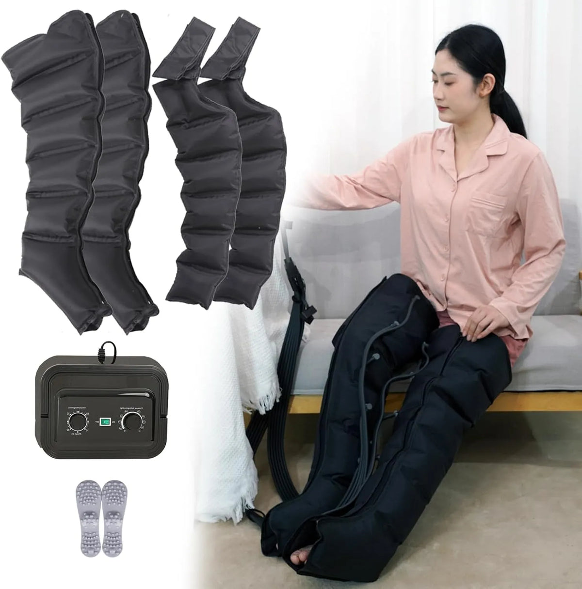 Pressoterapia, Massaggiatore, dispositivo pressoterapia per gambe, professionale, per Massaggio E Rilassamento