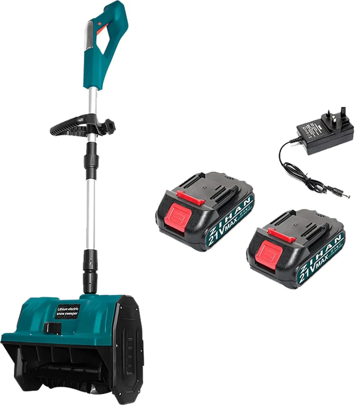 batterie, motore, macchina spazzaneve, 32 cm, senza fili, per la rimozione della neve