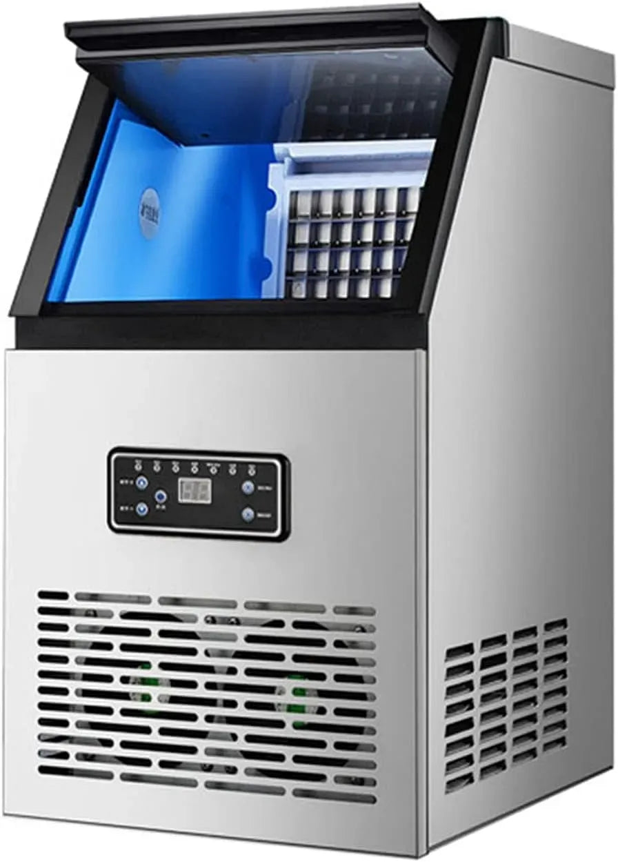 Macchina per il ghiaccio, 11,5 kg, industriale, professionale, acciaio inox