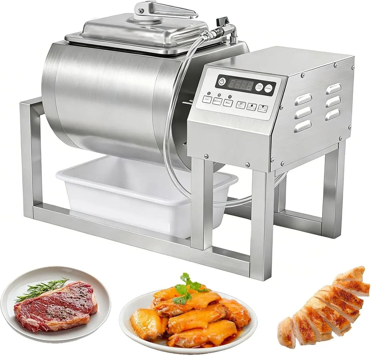 macchina, 20 L, timer, 3 velocità, ristoranti, per marinata di carne con rotazione bidirezionale a 3 ve