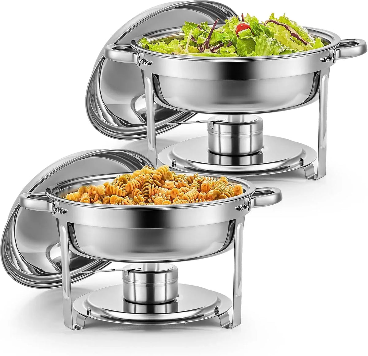 Scaldavivande da buffet, 5 L, ristorazione, acciaio inox, 2 Pezzi