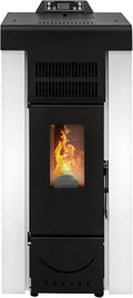 15H A PELLET ITALIA Niagara 14 KW Canalizzata, Stufa ad Aria Ventilata Efficienza 89% Scalda 130m² Autonomia Programmabile 5 Velocità e Potenze