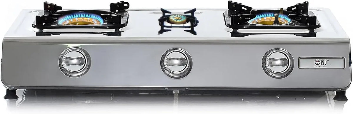Piano cottura a gas NSD-3, 3 fuochi, portatile, fornello a gas