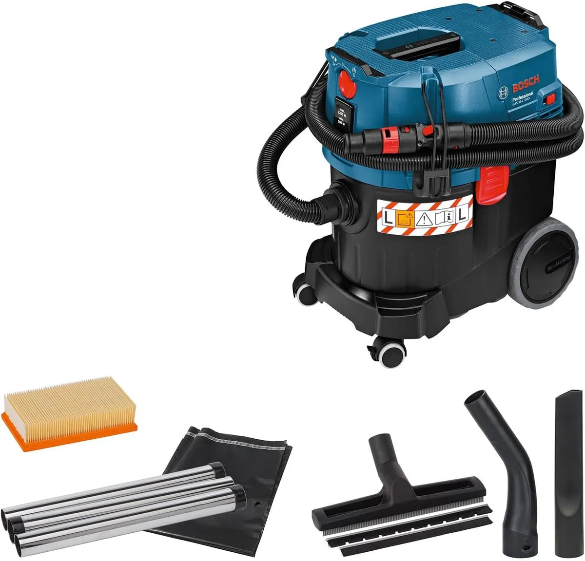 Bosch GAS 35 filtro, 35 L, 3 m, 35 m, Professional