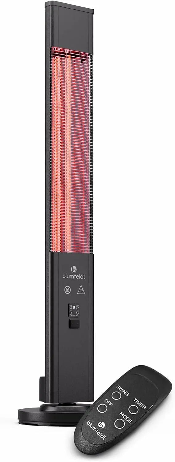 riscaldatore, 3000 W, funzione riscaldante, per interni/esterni per casa e patio