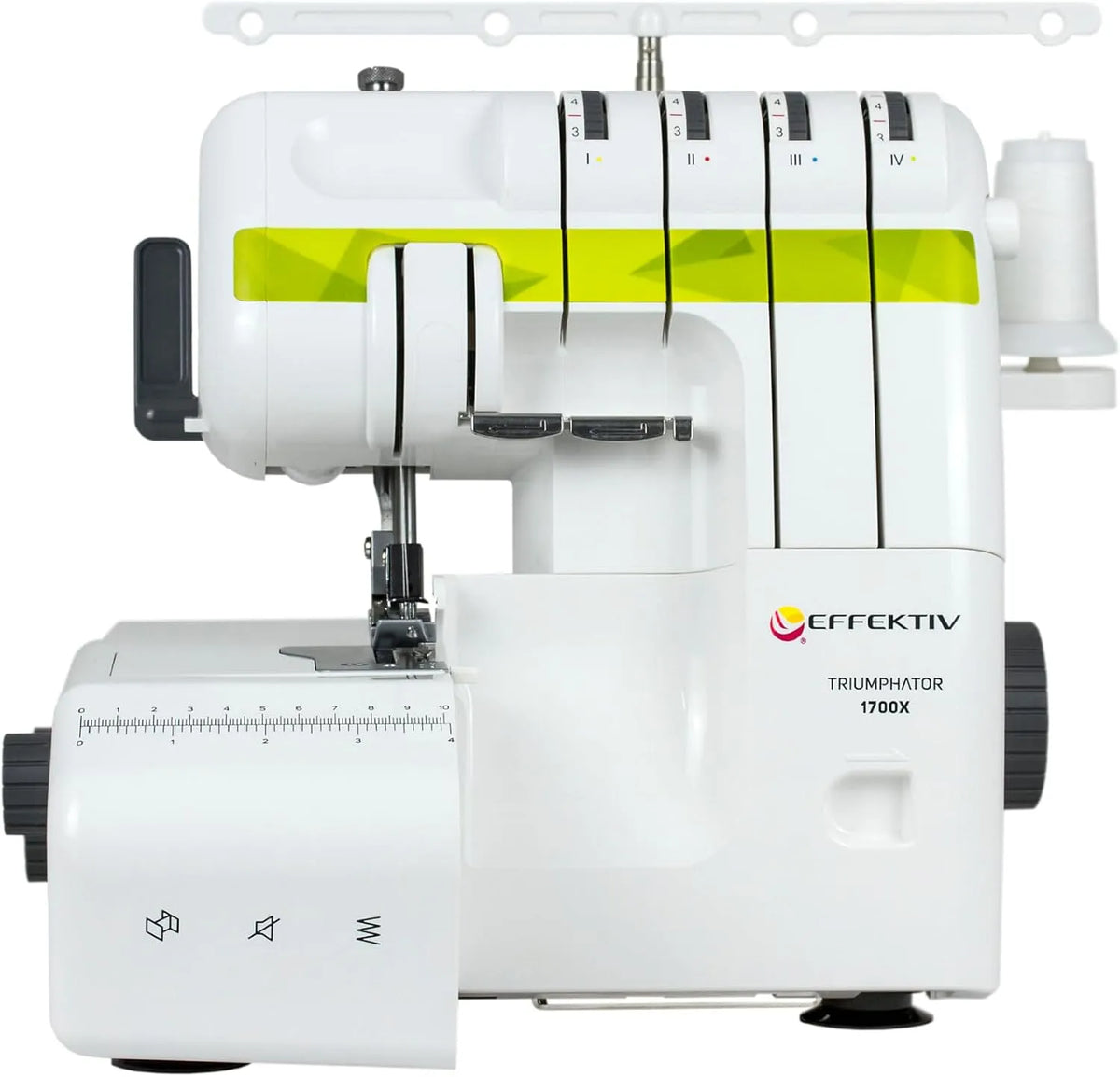 1700X 1200punti/min Macchina da Cucire, macchina per cucito elettrica, 120 W, verde