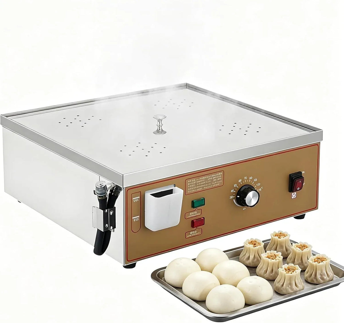 4holes Vaporiera Elettrica per Dim Sum, per Vaporiera Elettrica Professionale