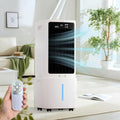 Raffrescatore Evaporativo dotato di Telecomando, 12L Rinfrescatore d'Aria Portatile, Timer, 2 Scatole del Ghiaccio