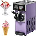 macchina per gelato e sorbetto, macchina da caffè elettrica, 5 l, display LCD, professionale, food truck, per Yogurt caffè Food Truck Purple