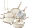Kitchen Academy Set di Pentole e Padelle 12 Pezzi, Beige