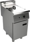 GESDF1021 acciaio inox, argento, per Professional Friggitrice elettrica a libera installazione, 70 x 40 x 95, 21 L, 15 kW, 400 V, 3 cestelli