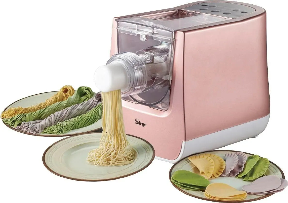 Macchina per pasta, 300 W, macchina per tagliatelle, Sirge PASTARIT44, PER TUTTI I TIPI DI FARINA + KIT Ravioli