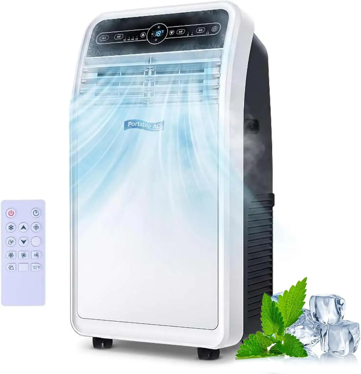 Unità AC fino a 32㎡, Climatizzatore in formato mobile 12000/18000 BTU