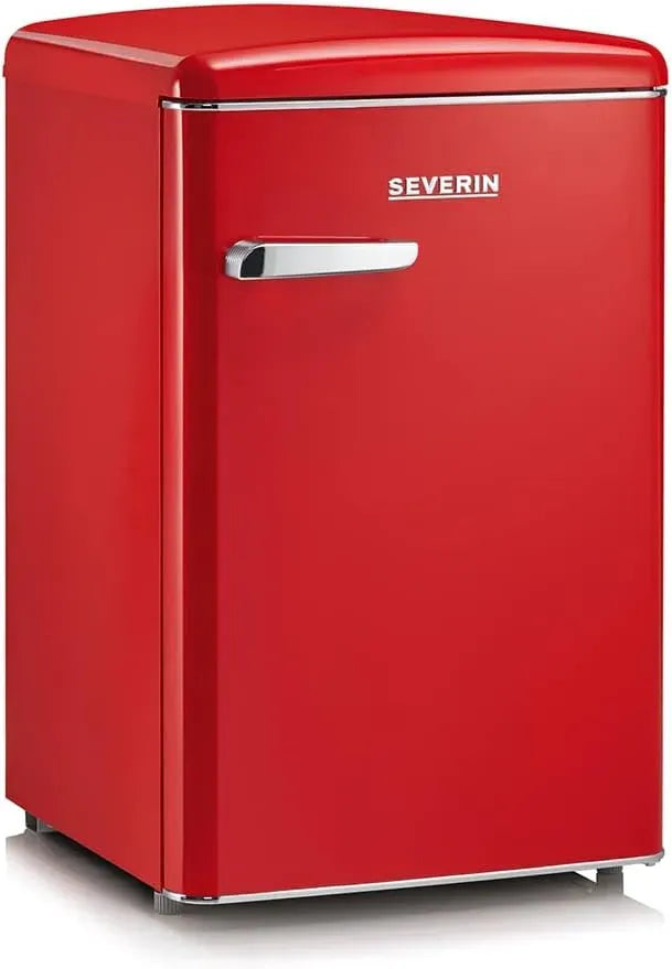 Severin RKS 8830 Congelatore, 108 L, 89,5 x 55,0 x 61,5 cm, 37 dB, classe energetica D, vano congelatore, freezer verticale, rosso, Luce LED