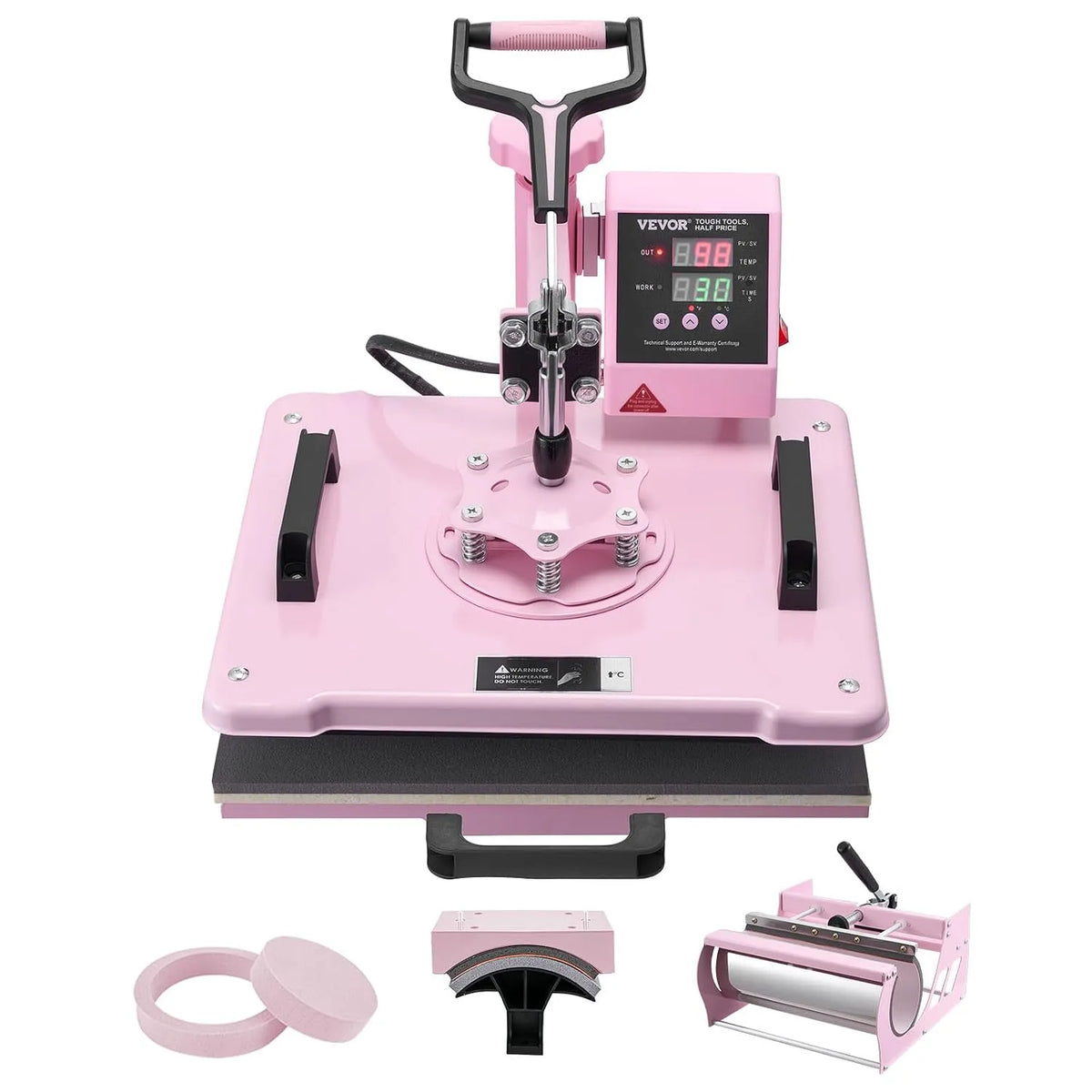 VEVOR Macchina per Trasferimento, Macchina per Pressatura, 300 x 380 mm, 0,85 kg, per Trasferimento Termico 300 x 380 mm Macchina per Pres
