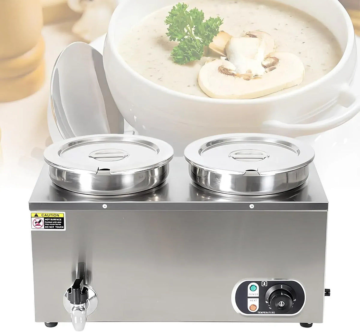 Rubinetto da cucina, professionale, acciaio inox
