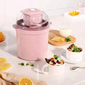 Macchina per Gelatiera, macchina per gelato e sorbetto, 800 Ml, per Bambini Macchina per Gelatiera Elettrica Fai-da-Te P