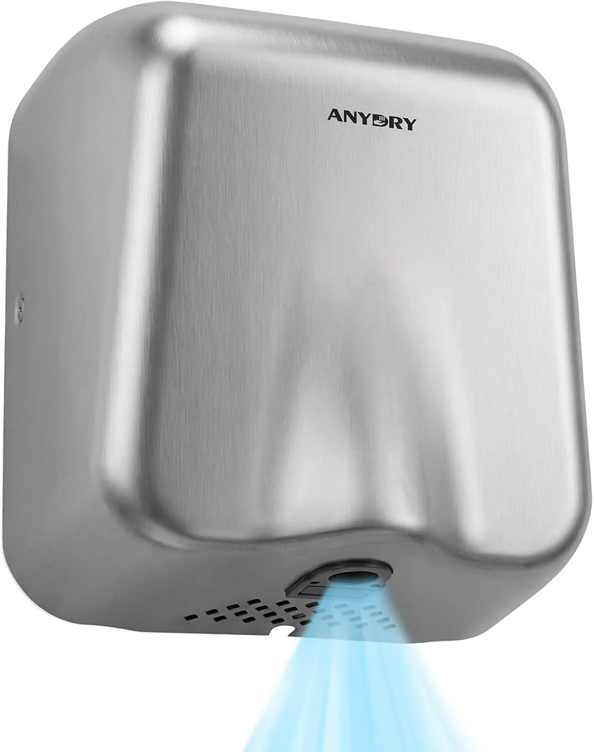 Filtro, professionale, acciaio inox, anydry Asciugamani Commerciale in Acciaio Inox Heavy Duty con Filtro HEPA