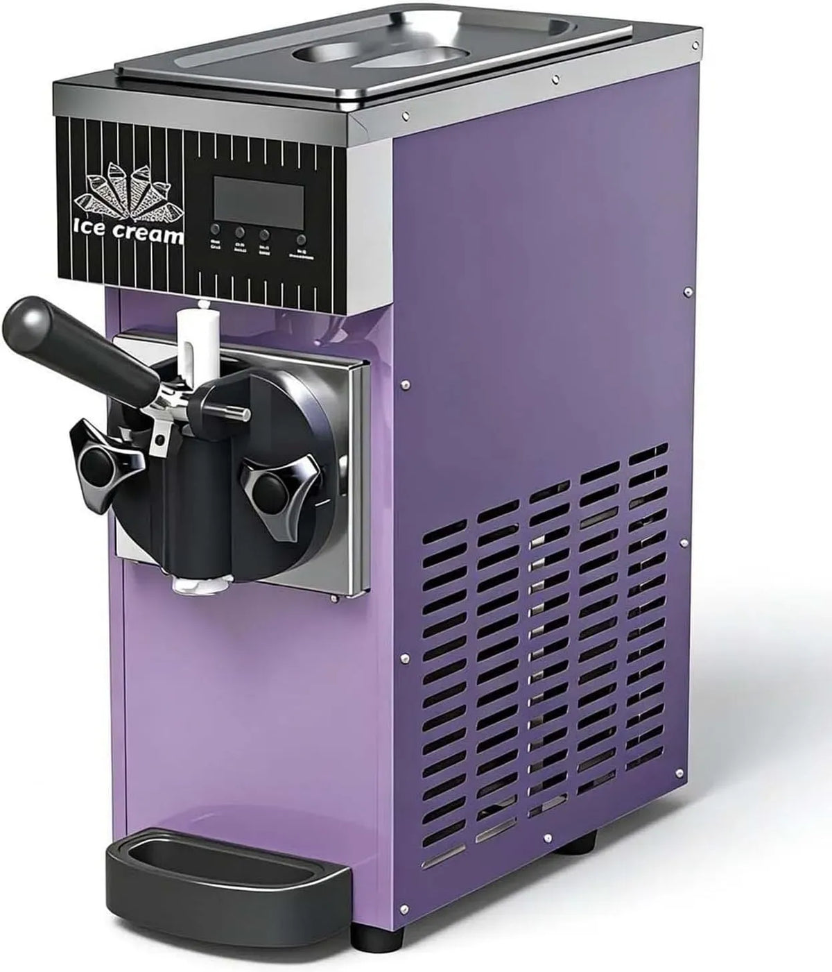 macchina per gelato e sorbetto, 5 L/h, professionale, acciaio inox, per Bar e ristoranti