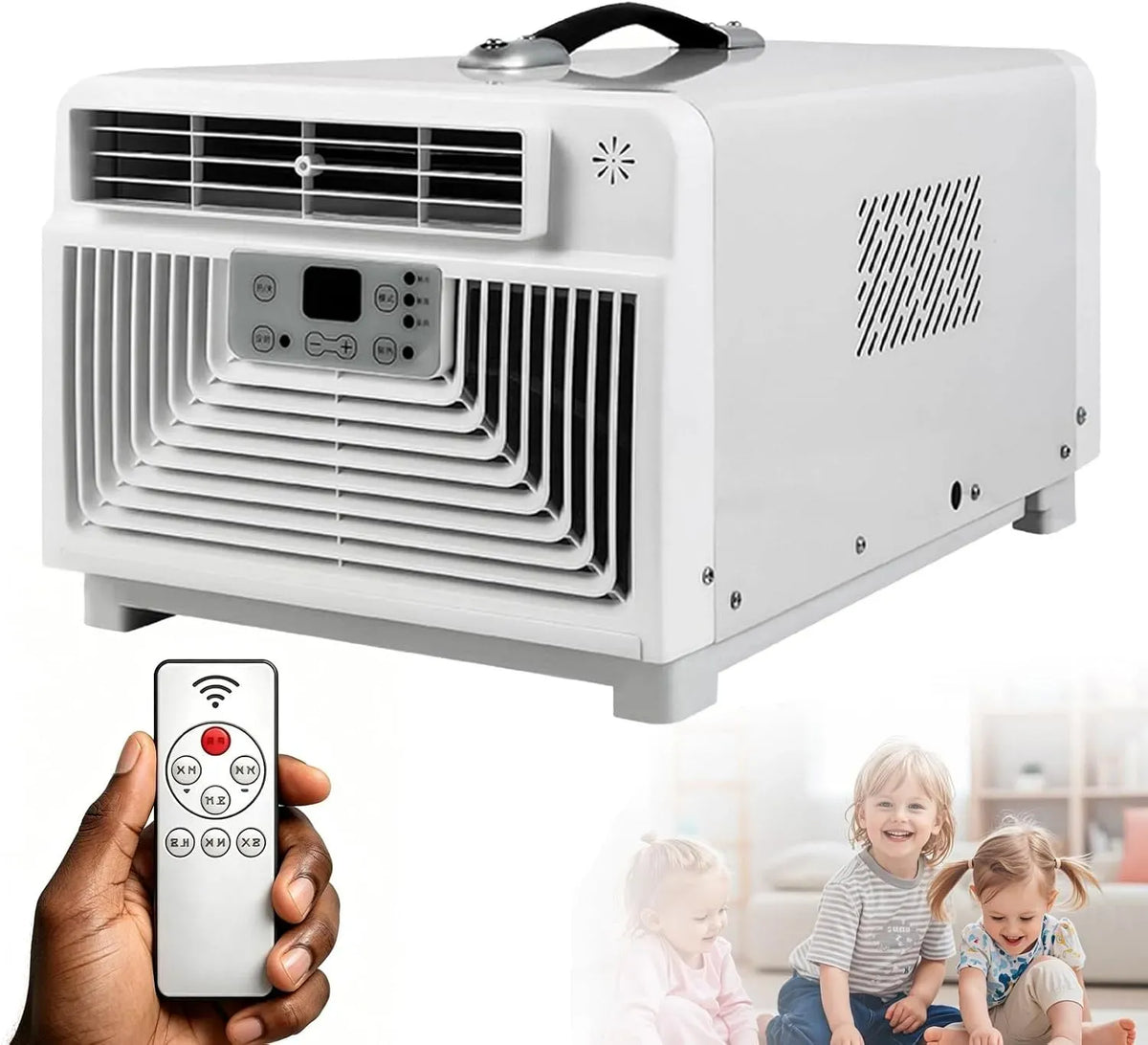 Condizionatore, portatile, climatizzatore, unità AC portatile compatta for piccole stanze e scrivania da ufficio