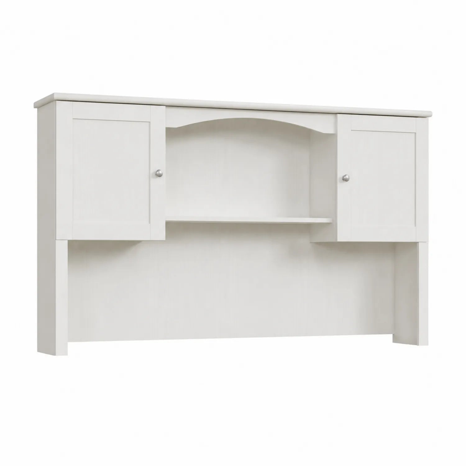 Libreria da scrivania in MDF bianca 120x30x110 cm