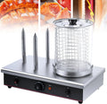 macchina per hot, riscaldatore, grill, 700 W, professionale, acciaio inox, funzione riscaldante, per dog hot