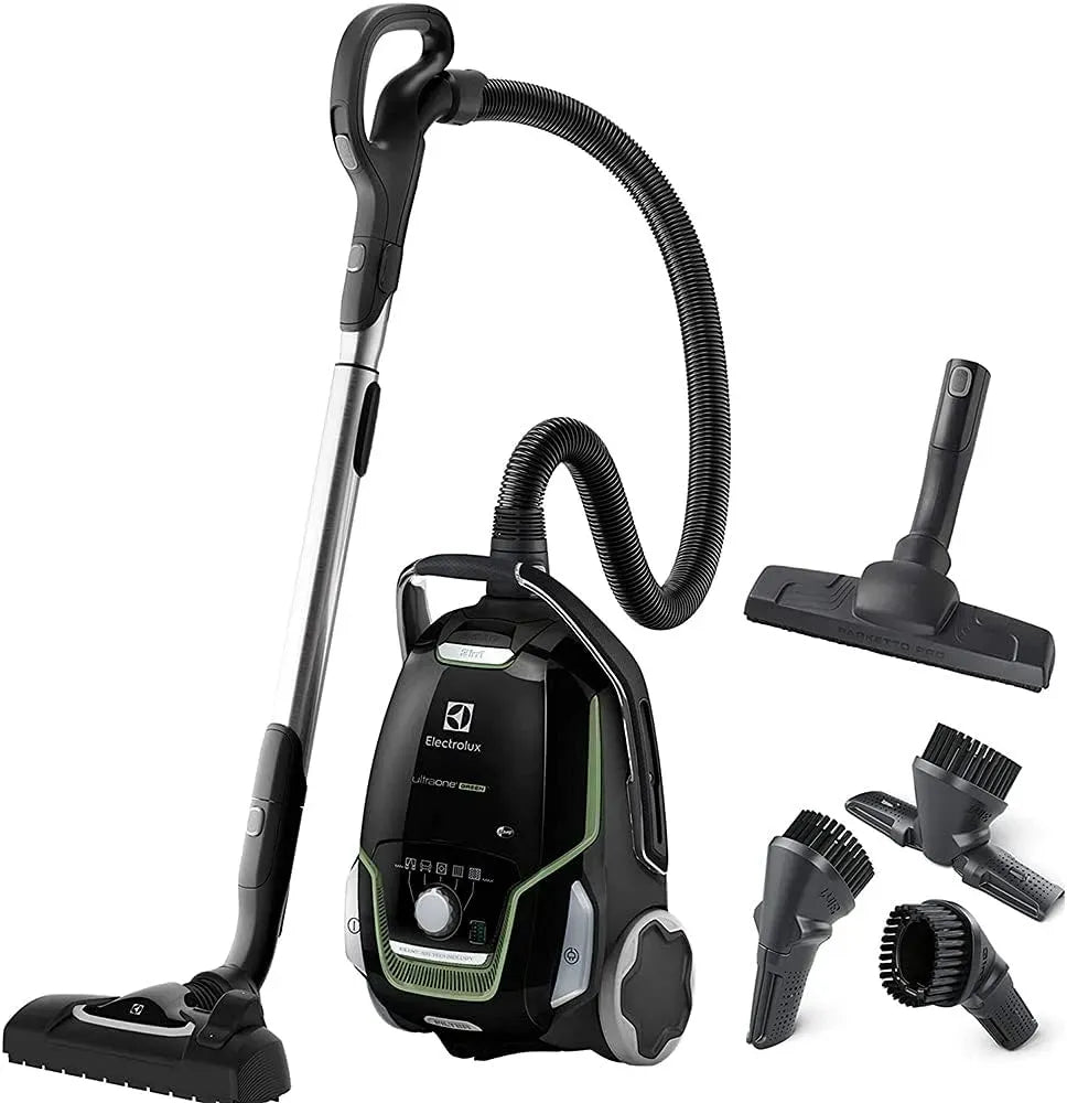Electrolux EUO9GREEN Aspirapolvere, 5 L, 700 W, nero, Sacchetto S-Bag XL da 5 L