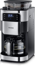 Severin KA 4813 Macchina da caffè, 1,25 L, 1000 W, acciaio inox, fino a 10 tazze/ca