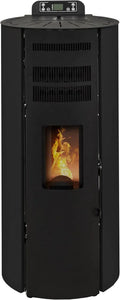 15H A PELLET ITALIA Boston 14 KW Canalizzata, Stufa ad Aria Ventilata Efficienza 89% Scalda 130m² Autonomia Programmabile 5 Velocità e Potenze