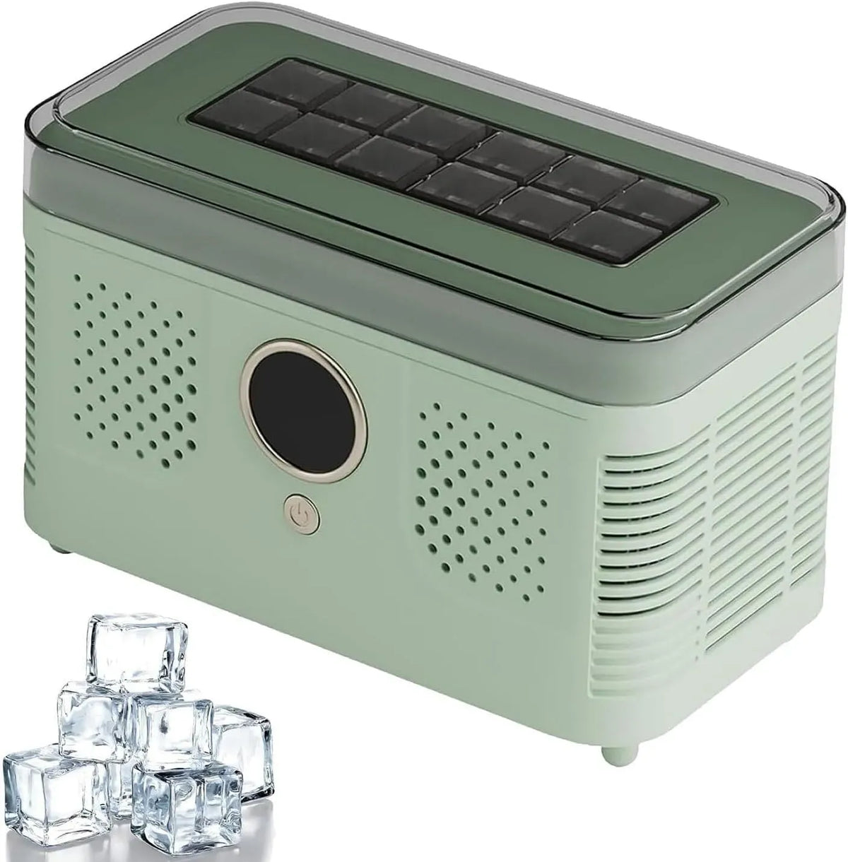 Macchina per Il Ghiaccio, Contenitore, portatile, verde, per Il Ghiaccio da banco