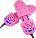 Asciugascarpe Elettrico Deodorante all'Ozono Scaldascarpe Elettrico Asciuga e Deodora Ultra Silenzioso per Tutti i Tipi di Scarpe, Rosa, Blu