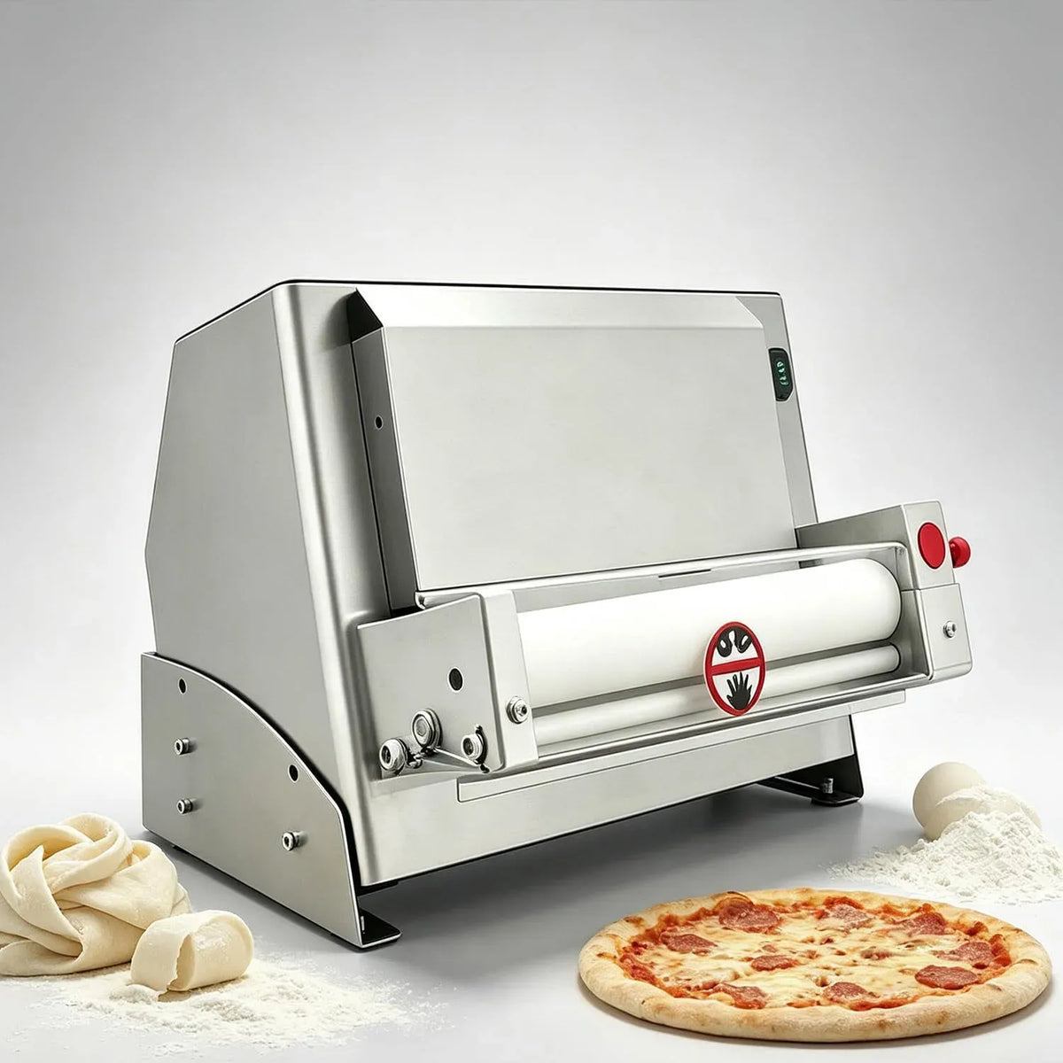Macchina per pasta, macchina per tagliatelle, pizza, professionale, Pressa Elettrica per Pizza, Sfogliatrice per Pizza