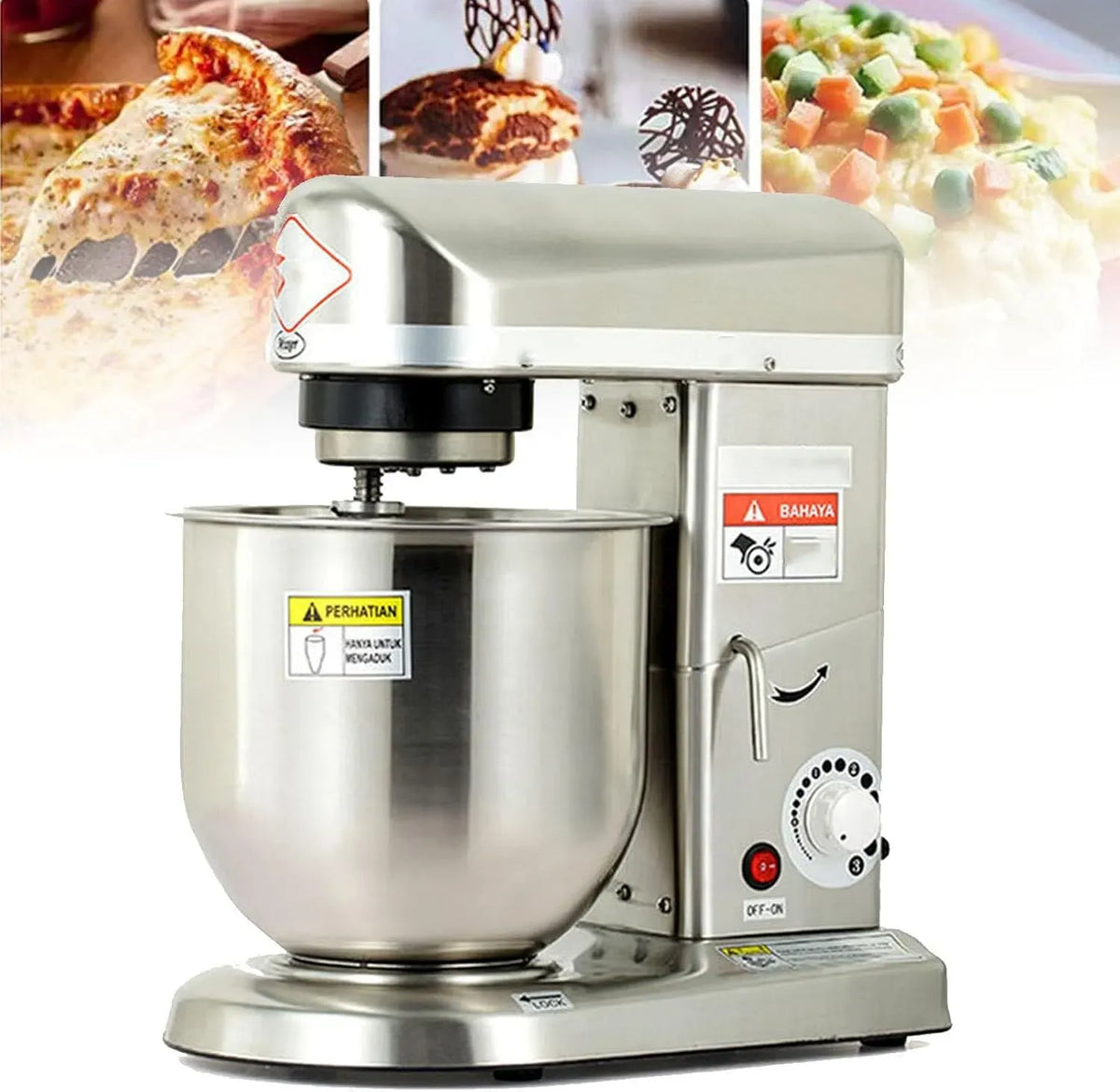 Supporto, 3 velocità, professionale, ristoranti, acciaio inox, per panetteria