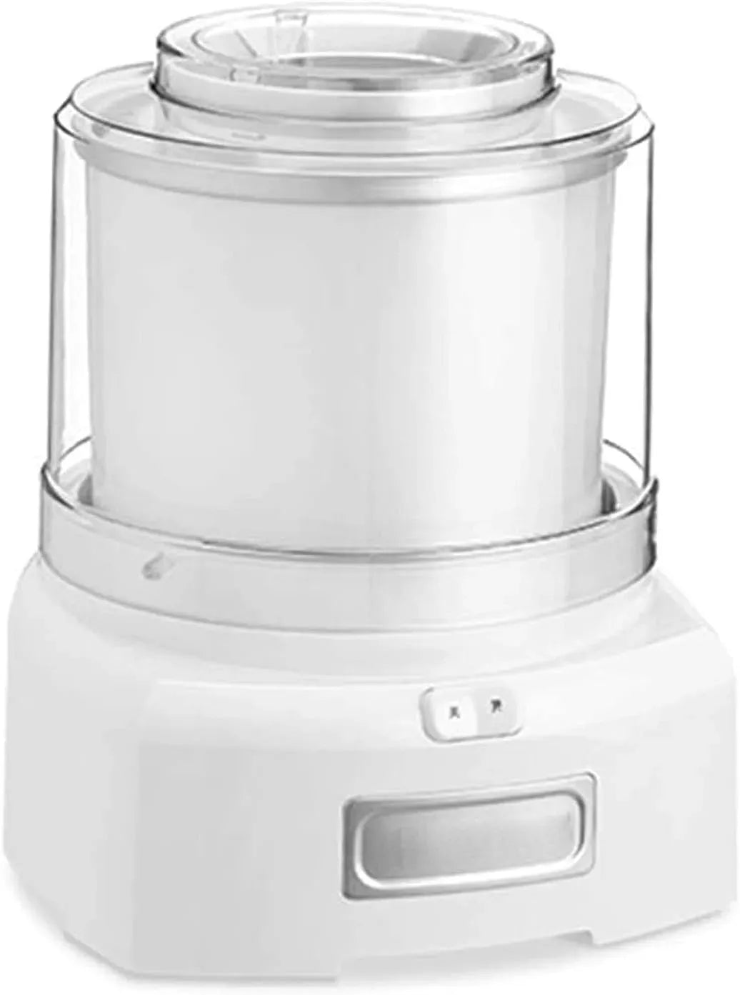 macchina per dessert, macchina per gelato, macchina per gelato e sorbetto, 1,5 L, portatile, bianco