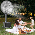 Ventilatore, 42 L, 3 livelli, ampio serbatoio, professionale, nero