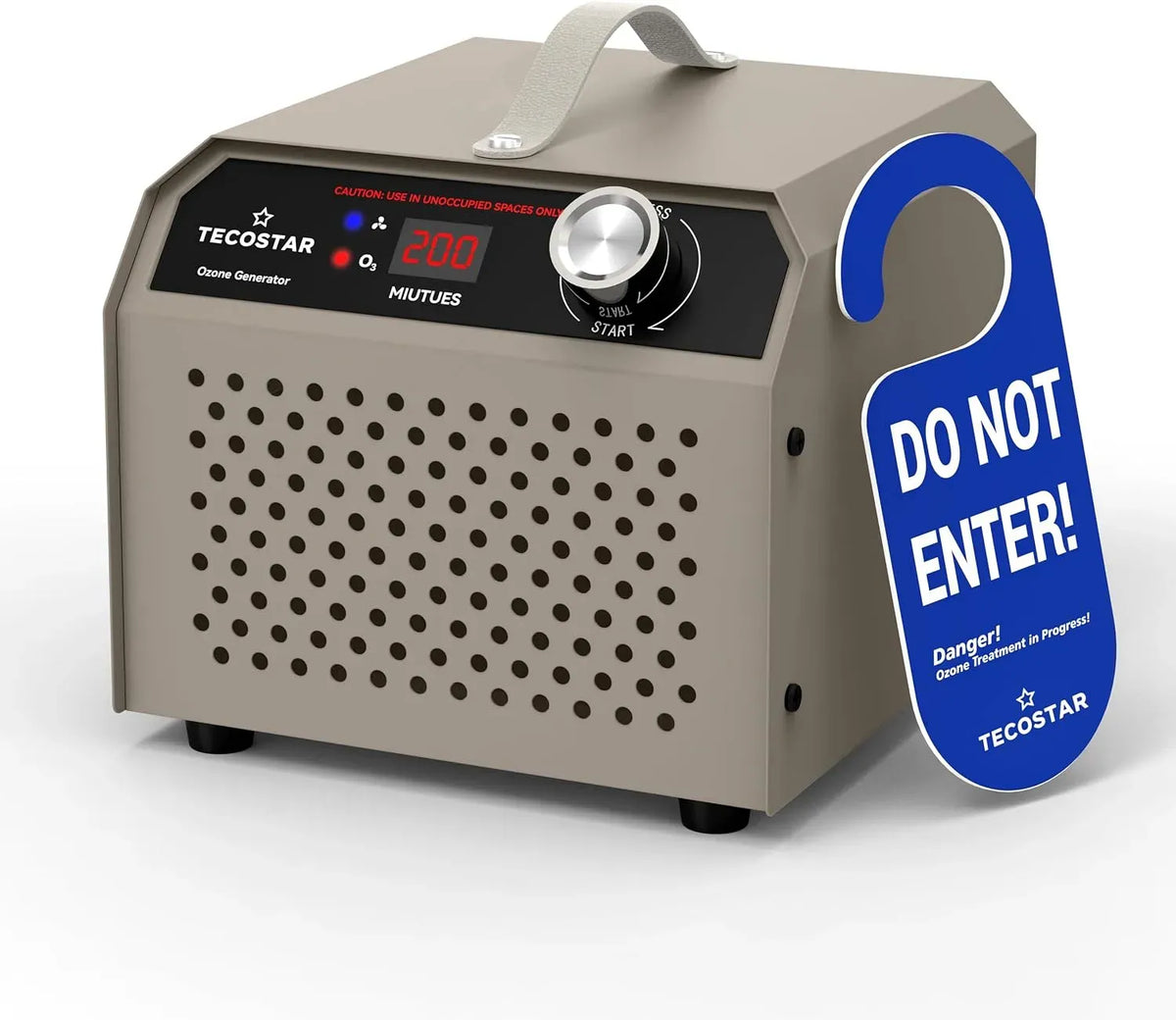 Purificatore d'aria, Generatore 30.000mg/h, industriale, O3 Ionizzatore d'aria ad alta capacità per 2, 000 piedi quadrati