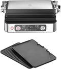 Braun CG 9140 Lavastoviglie, 2200 W, grill, acciaio inox, nero, MultiGrill 9 Pro, Griglia Elettrica con 2 Termostati Indipendenti