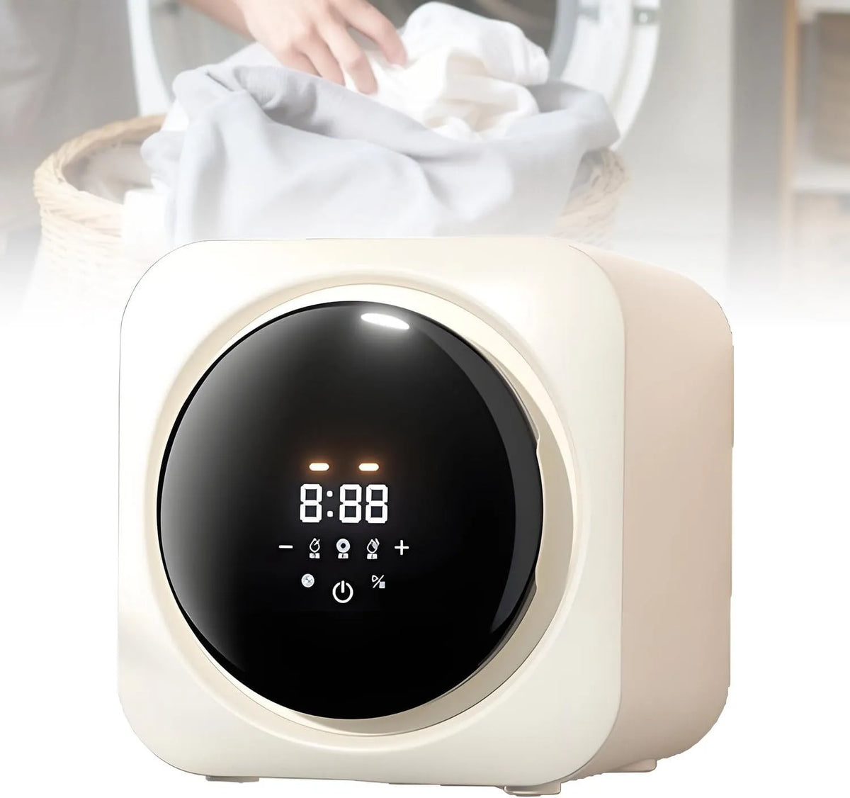 Lavatrice, 5 kg, libera installazione, portatile, display LCD, 4 modalità