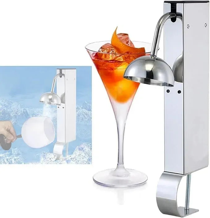 Macchina del ghiaccio, professionale, acciaio inox, 600 tazze all'ora per bar e ristoranti, raffreddamento rapido a -45°C