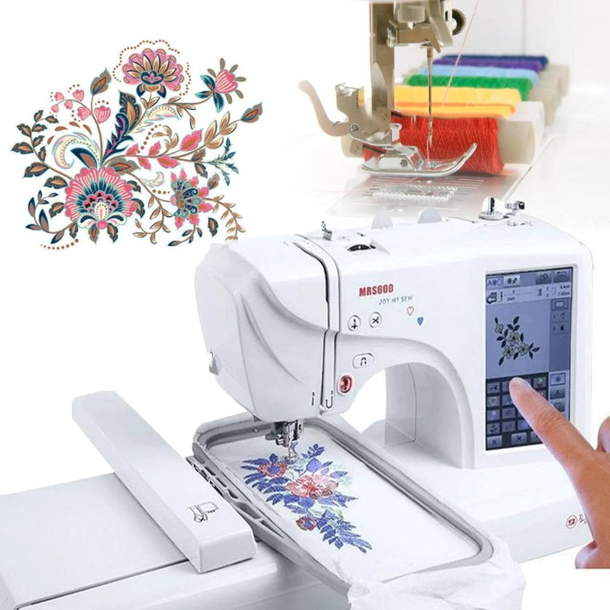 Macchina da cucire, macchina per cucito elettrica, per la decorazione della casa