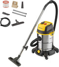 SXVC30XTDE Presa, 30 L, 1600 W, blu, AR Blue Clean STANLEY Aspiratore Solidi e Liquidi con Presa Elettroutensili 1600 W