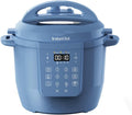 Pentola e padella 7-in-1, 5,7 L, acciaio inox, blu, Scaldavivande in Acciaio Inossidabile Spazzolato
