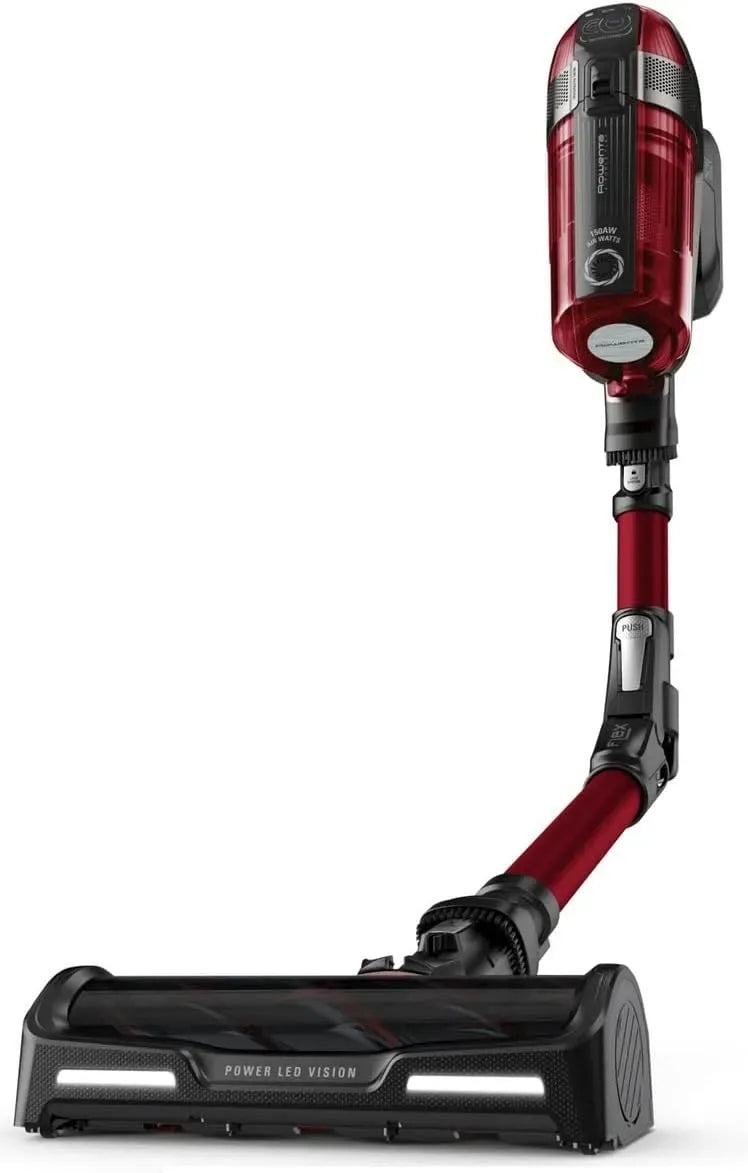 Rowenta RH98A9 Aspirapolvere, grigio, 45 min di Autonomia, 60 Animal Care, Tecnologia Flex, X-Force 12, 150 Air Watt