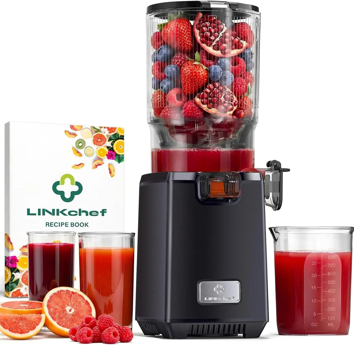 estrattore di succo e spremiagrumi, Juicer, 13 cm, 1,8 L, 250 W