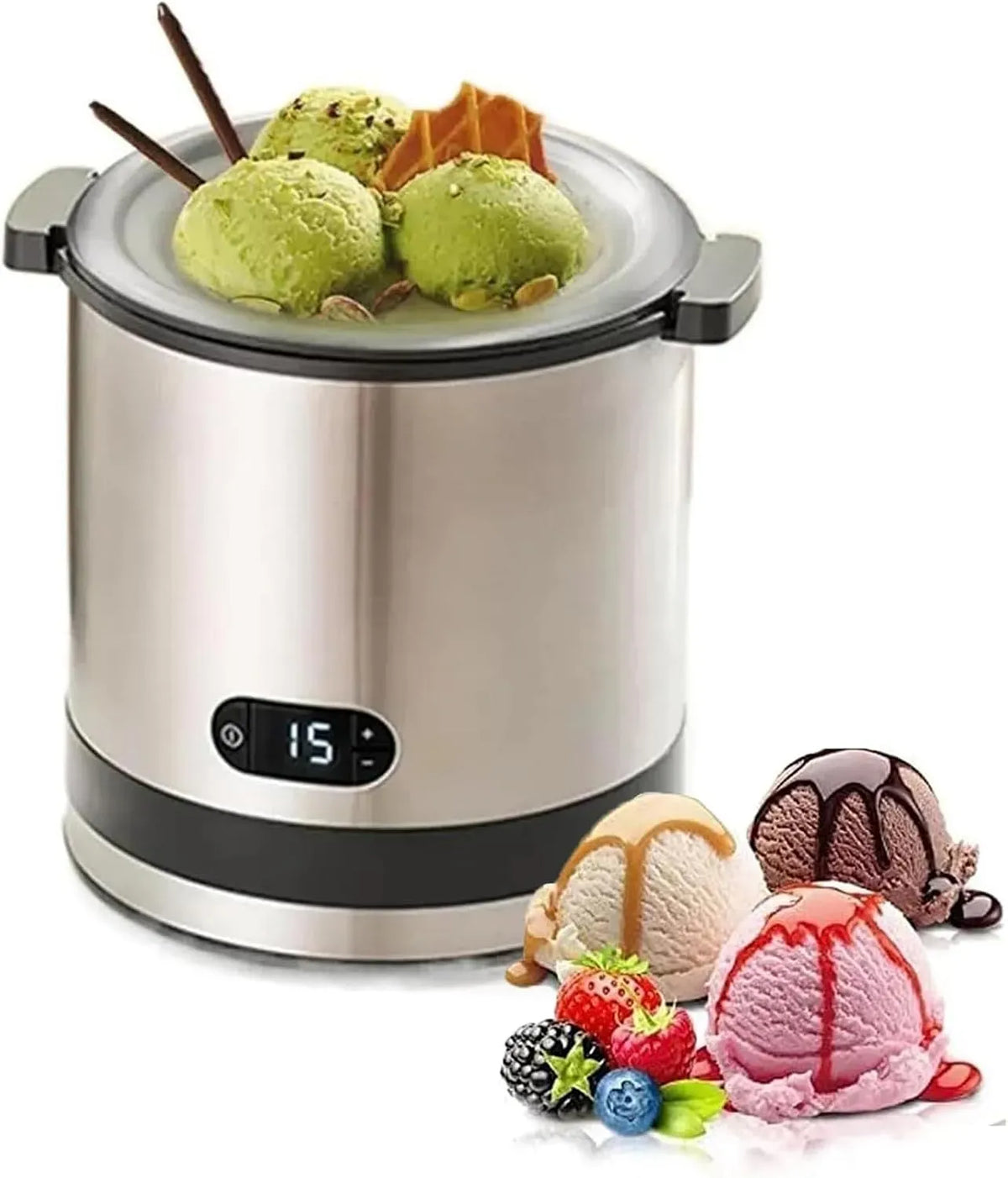 Macchina Per Dessert, macchina per gelato e sorbetto, 300 Ml, per Dessert Surgelati
