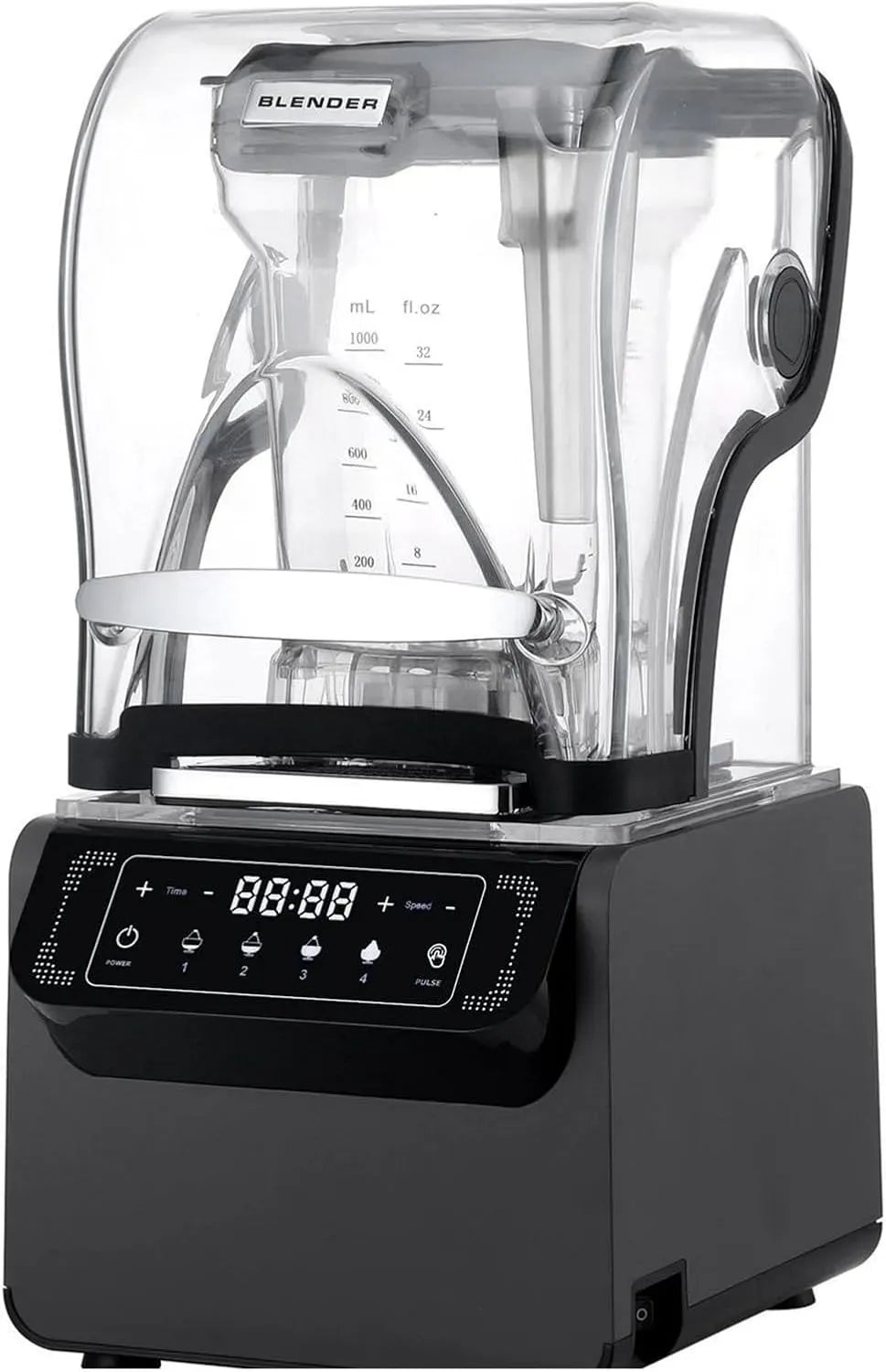 Frullatore, timer, mixer da cucina, Frullatore ad alta potenza con timer intelligente per frullati