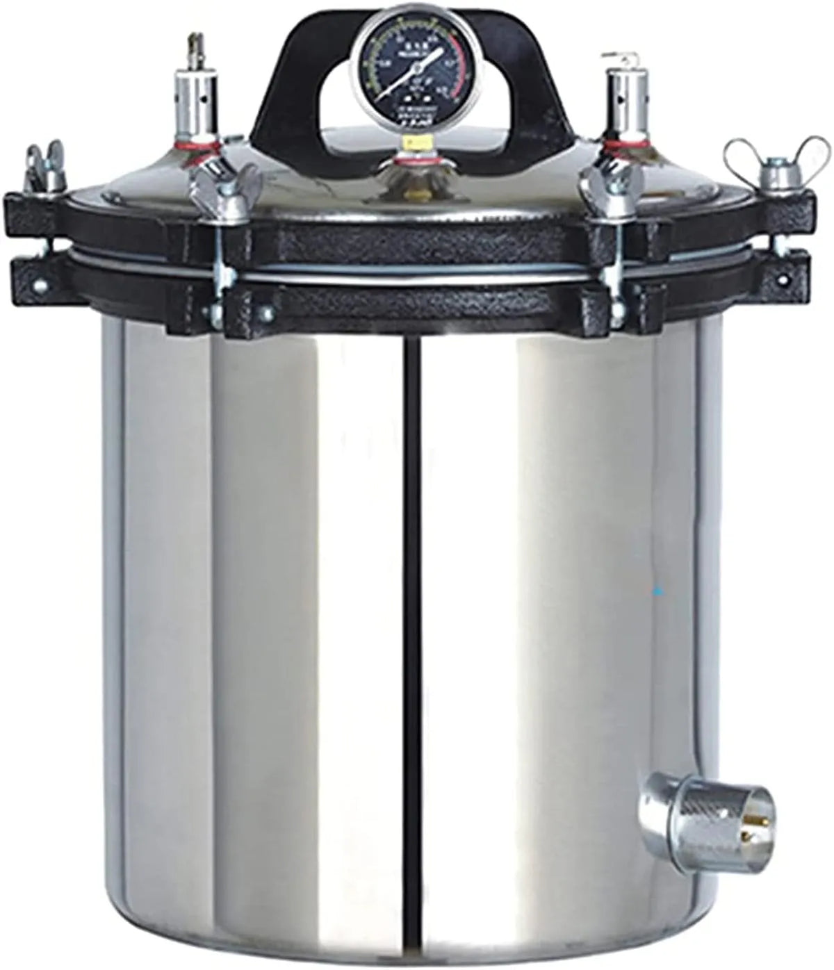 18L/24L Sterilizzatore, sterilizzatore elettrico, 24 L, 18 L, portatile, vapore, acciaio inox, per Maggiore Sicurezza di sterilizzazione.