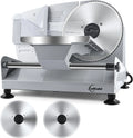 Affettatrice, affettatrice per alimenti, 19 cm, 200 W, 15 mm, professionale, argento, per prosciutto